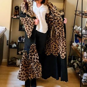 Luxurious Ladies Shearling Coat by Denimaxx Couture